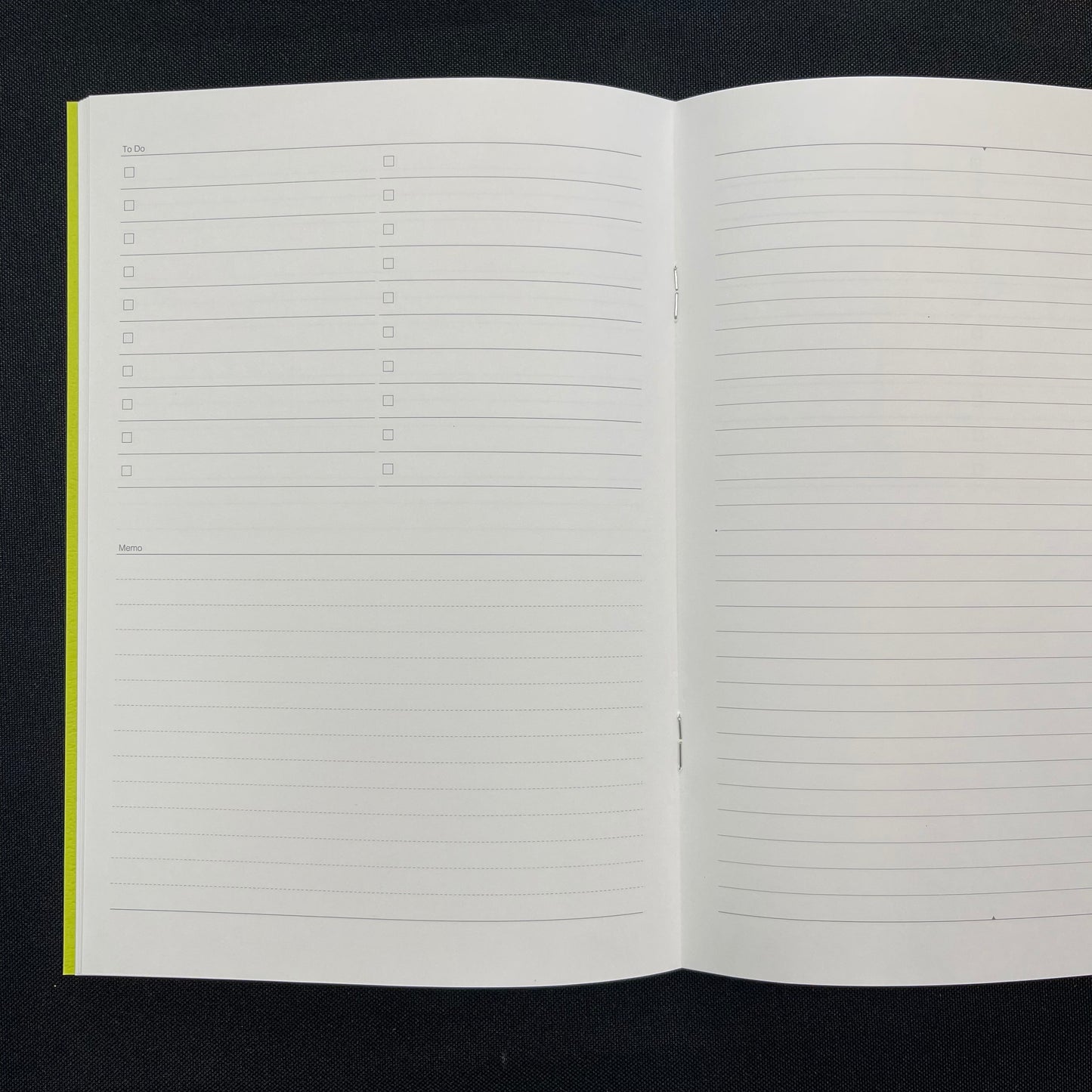 Luddite Function Notebook - To Do & Memo (Lime)