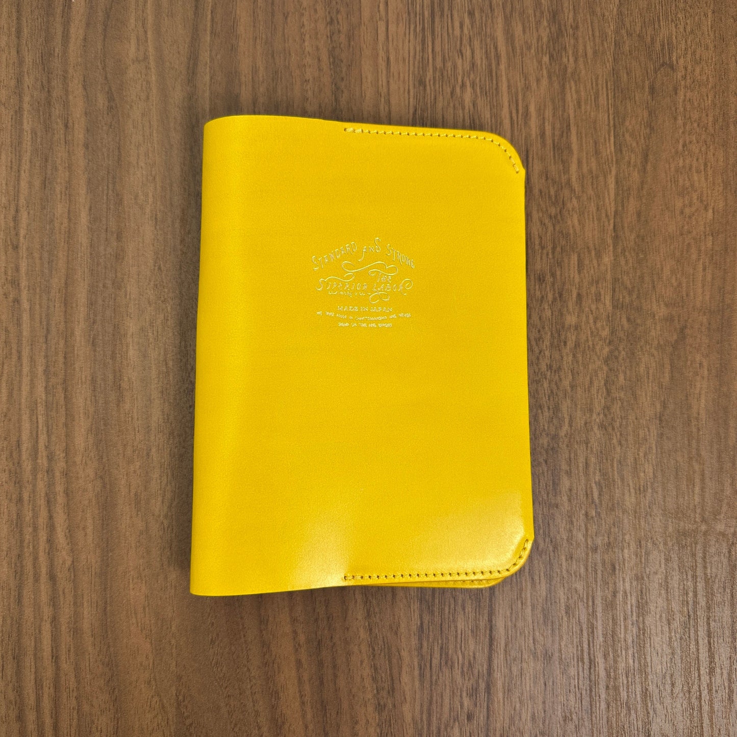 The Superior Labor A6 Bridle Leather Notebook Cover - Yellow