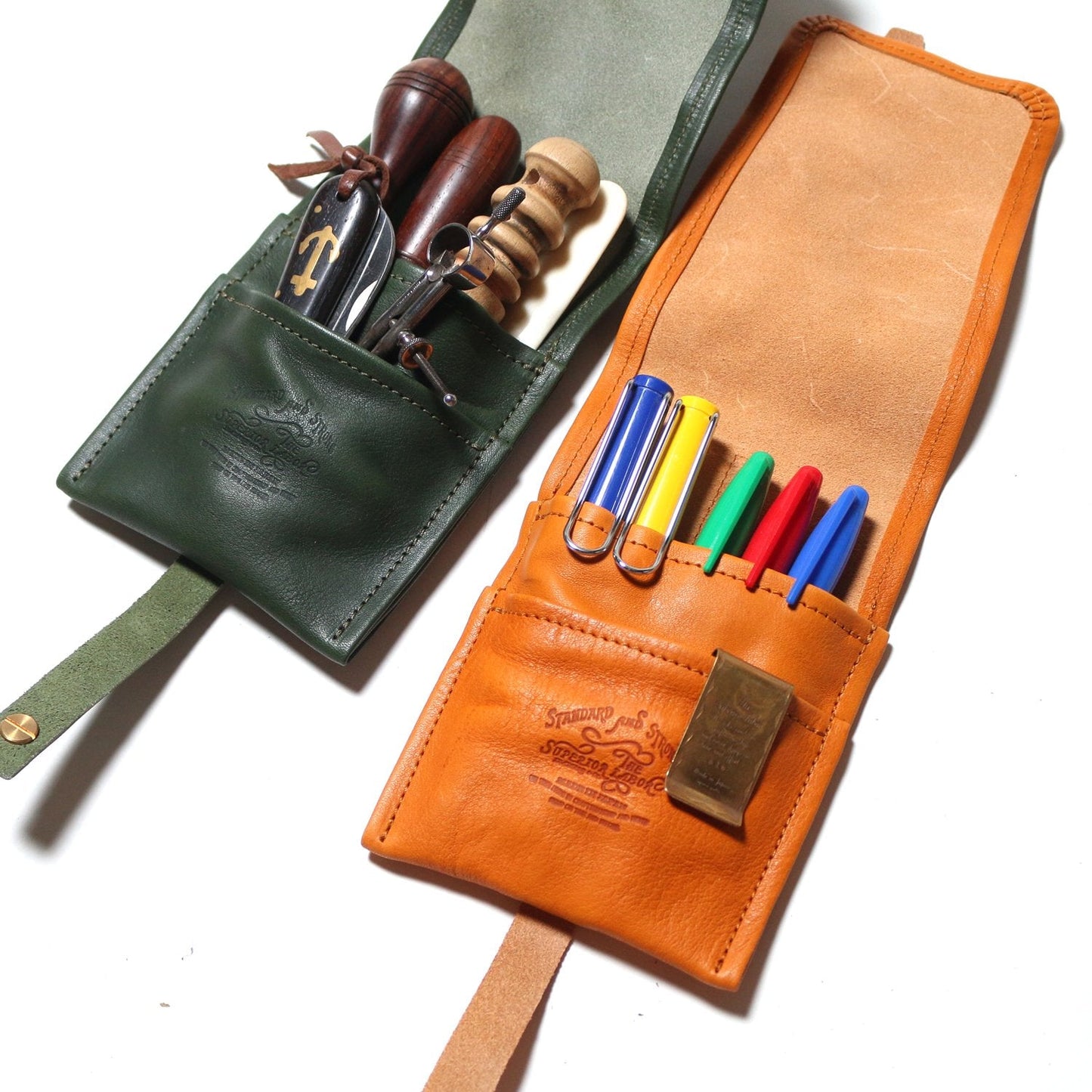 The Superior Labor Leather Tool Holder - Dark Brown