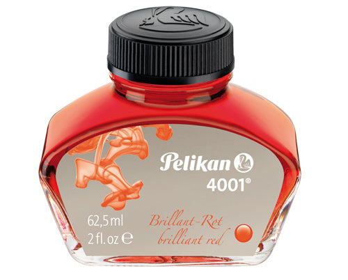 Pelikan 4001 Brilliant Red Bottled Ink (62.5ml)