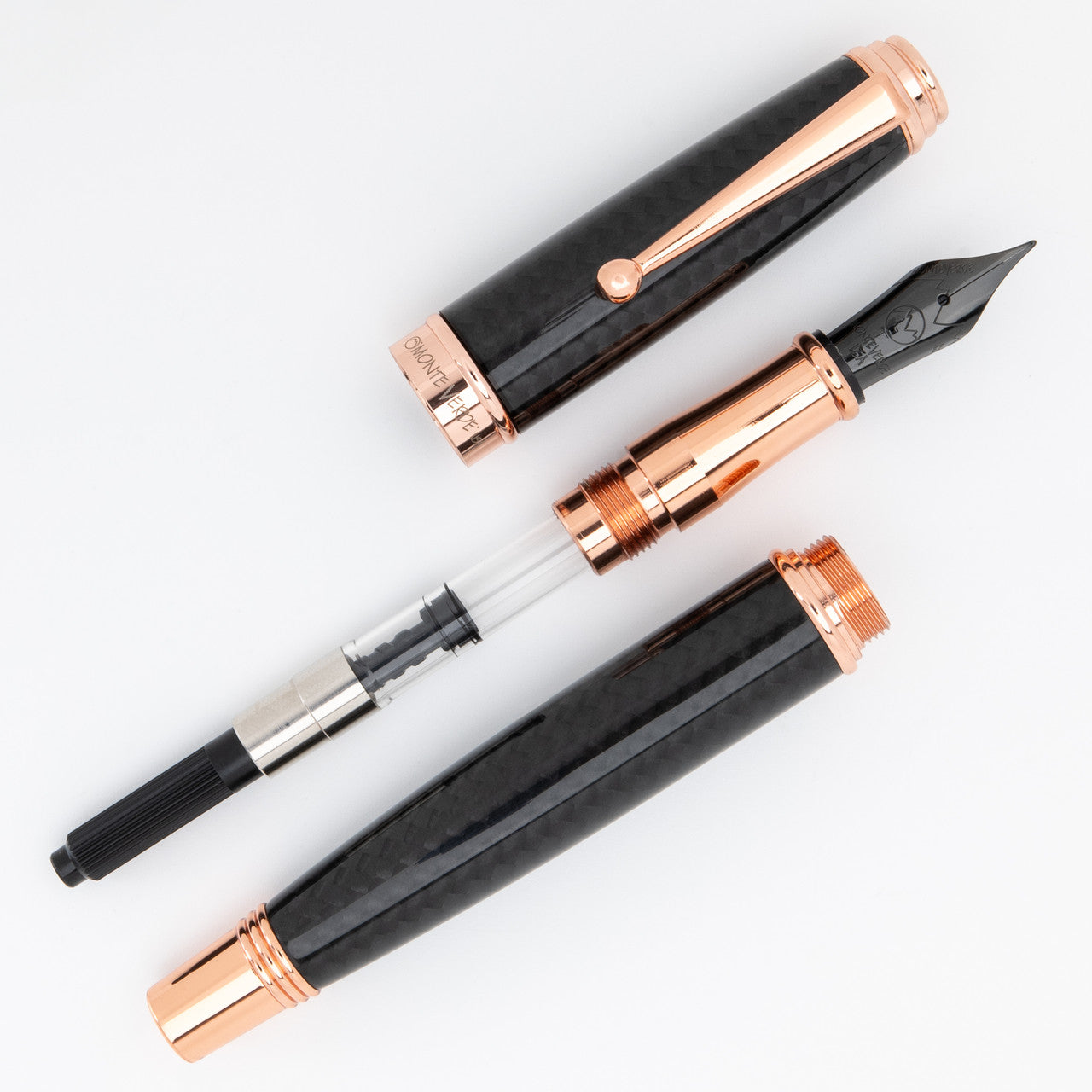 Monteverde Invincia Deluxe Fountain Pen - Rose Gold