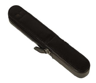 Visconti Classic Leather Single Pen Pouch - Black