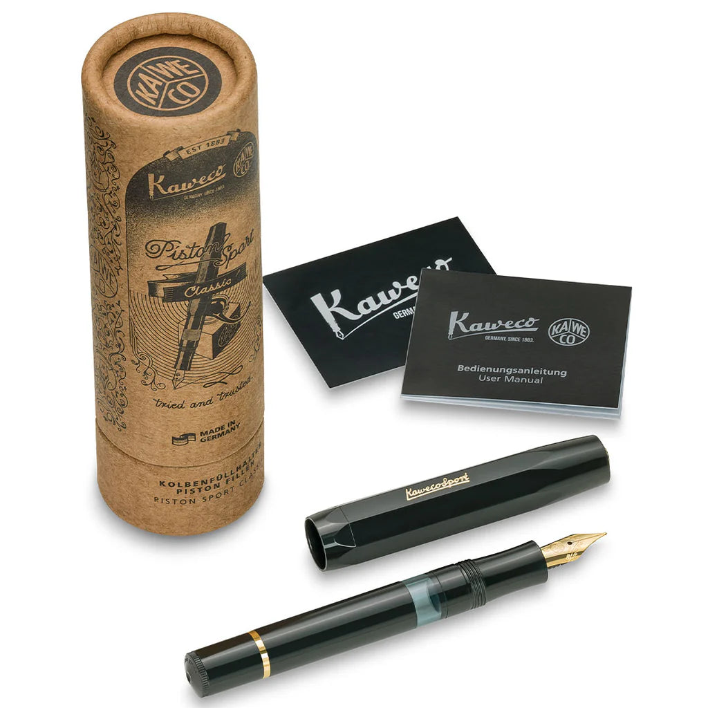 Kaweco Sport Piston Fill Classic Fountain Pen - Black