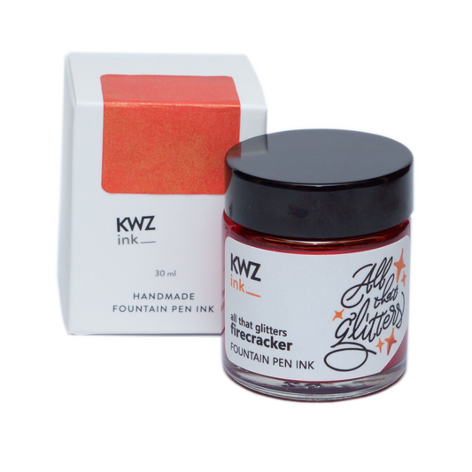 KWZ Firecracker (30ml) Bottled Ink (All that Glitters)