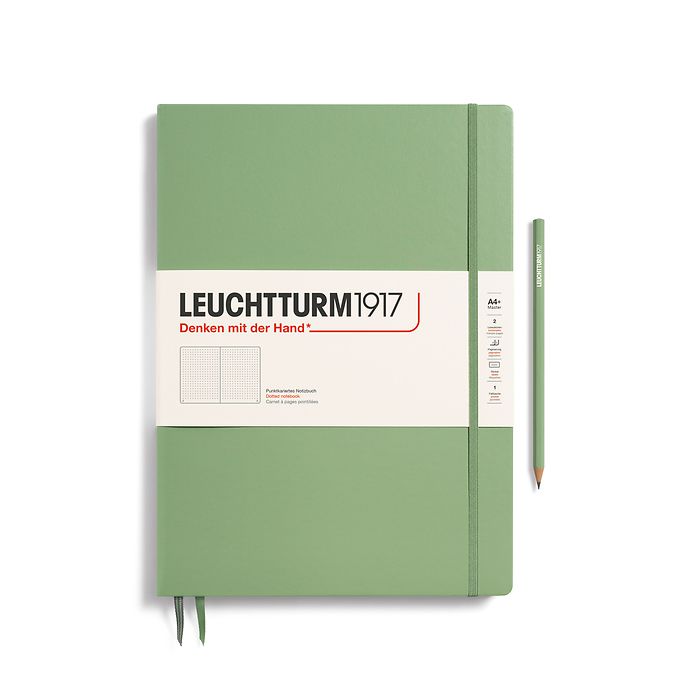 Leuchtturm1917 Mast Slim Hard Cover Notebook - Dotted Paper