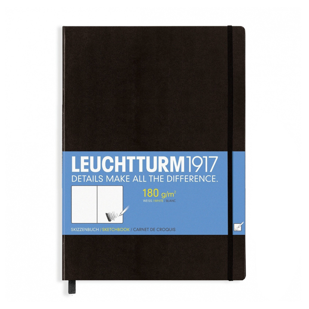Leuchtturm1917 Sketchbook A4+ Master Hardcover - Black