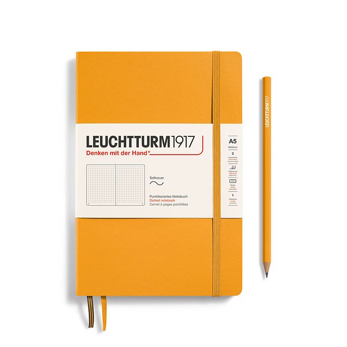 Leuchtturm1917 Softcover Notebook Medium Vanilla - Dotted