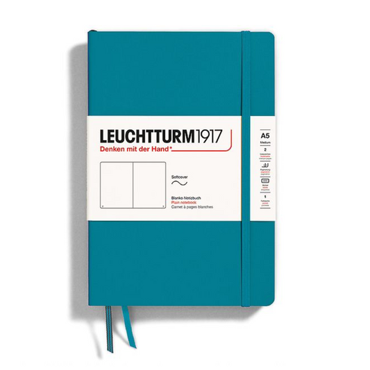 Leuchtturm1917 A5 Medium Softcover Plain Notebook - Ocean (Discontinued)