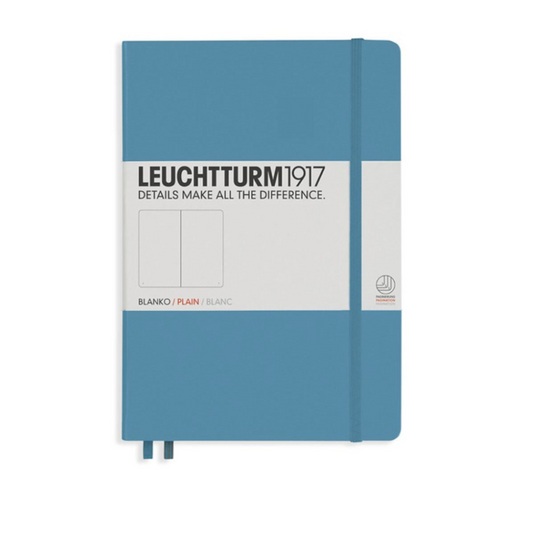 Leuchtturm1917 A5 Medium Softcover Plain Notebook - Nordic Blue (Discontinued)