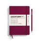 Leuchtturm1917 A5 Medium Hardcover Ruled Notebook - Port Red