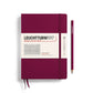 Leuchtturm1917 A5 Medium Hardcover Squared Notebook - Port Red