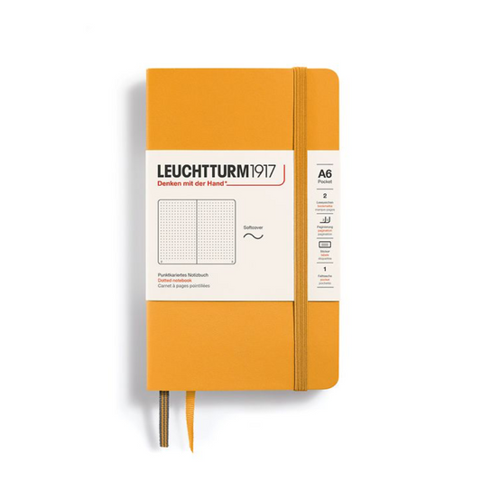 Leuchtturm1917 A6 Pocket Softcover Dotted Notebook - Rising Sun