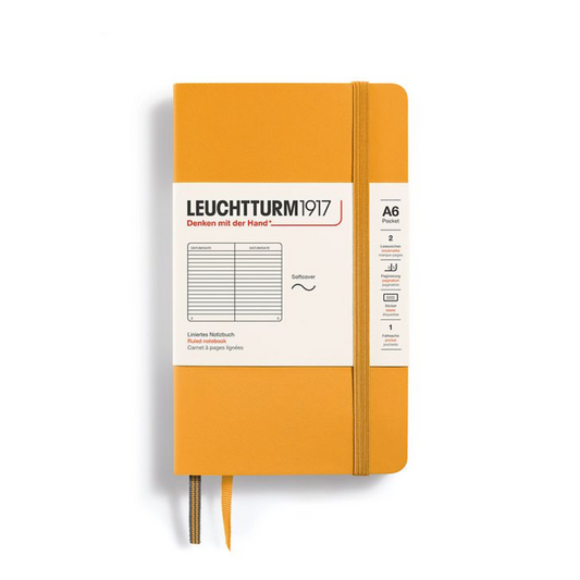 Leuchtturm1917 A6 Pocket Softcover Ruled Notebook - Rising Sun