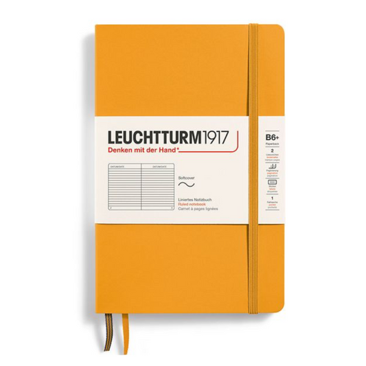 Leuchtturm1917 B6+ Paperback Softcover Ruled Notebook - Rising Sun