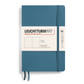 Leuchtturm1917 B6+ Paperback Softcover Plain Notebook - Stone Blue