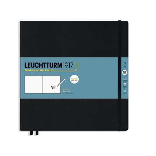 Leuchtturm1917 Sketchbook Square Hardcover - Black