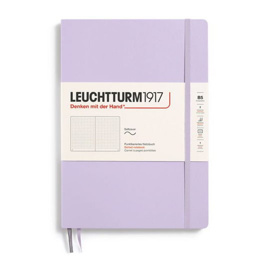 Leuchtturm1917 Composition B5 Softcover Dotted Notebook - Lilac