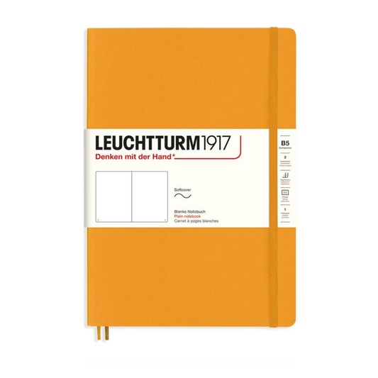 Leuchtturm1917 Composition B5 Softcover Plain Notebook - Rising Sun