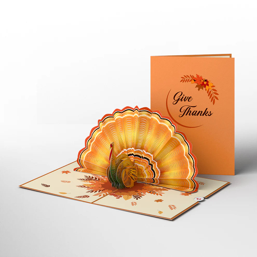 Lovepop Pop-Up Card - Give Thanks Turkey