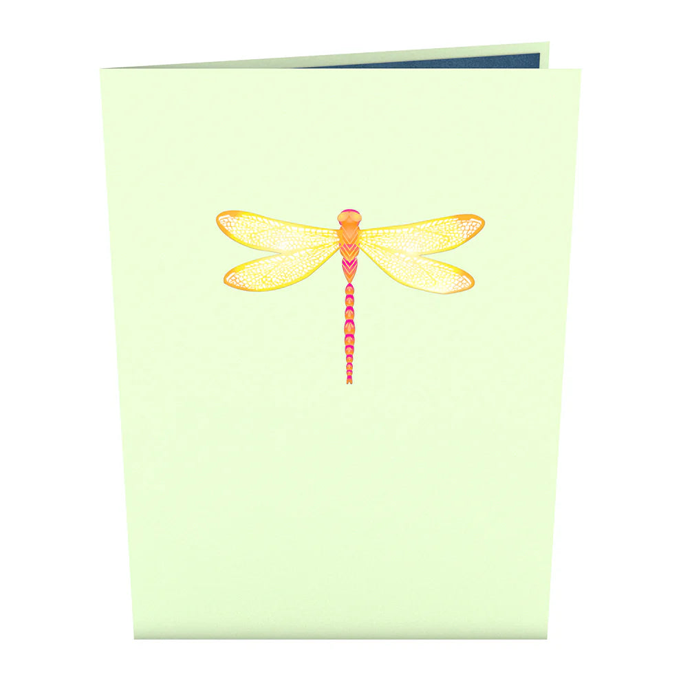 Lovepop Pop-Card - Dragonfly on Water Lily