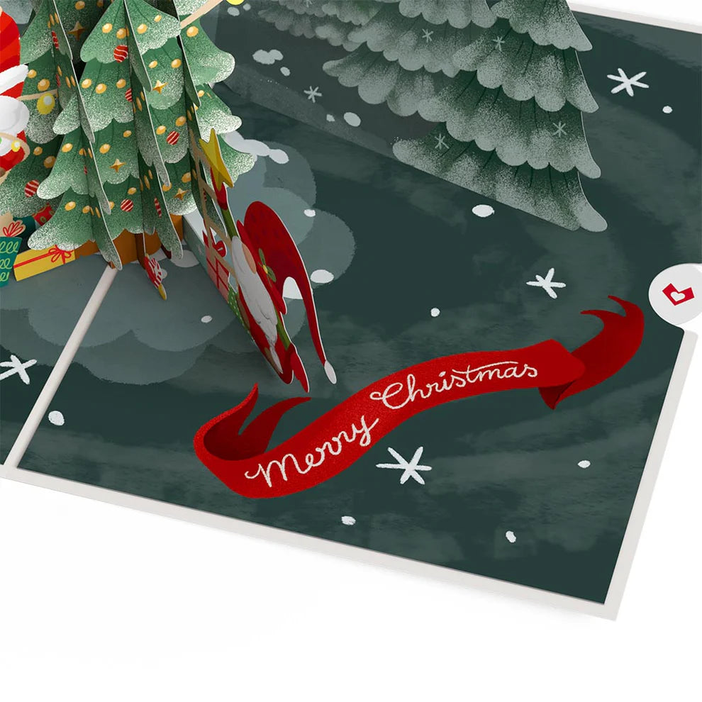 Lovepop Pop-Up Card - Christmas Gnomes