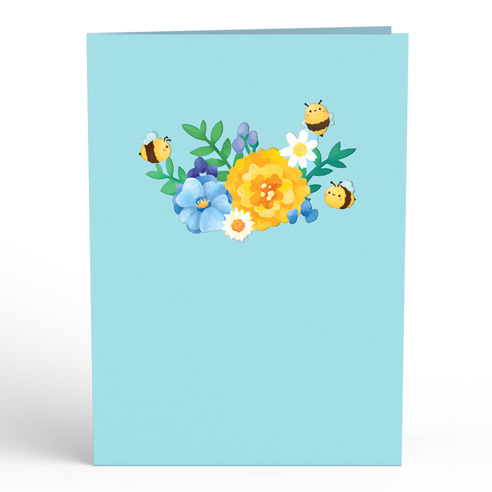 Lovepop Pop-Up Card - Bee-utiful Flower Patch