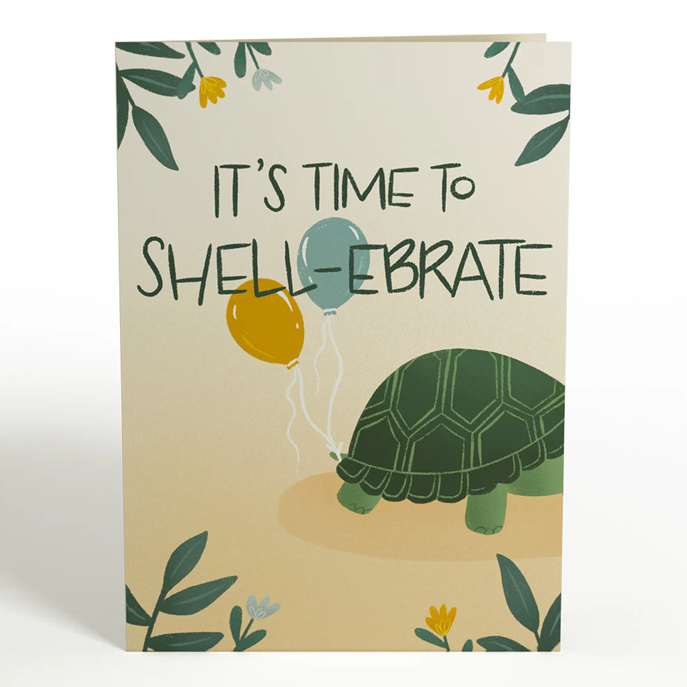 Lovepop Pop-Up Card - Shell-Ebrate Birthday Turtle