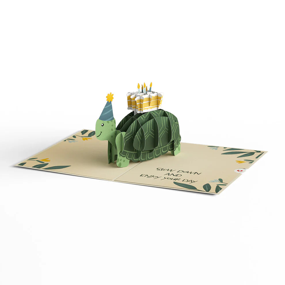 Lovepop Pop-Up Card - Shell-Ebrate Birthday Turtle