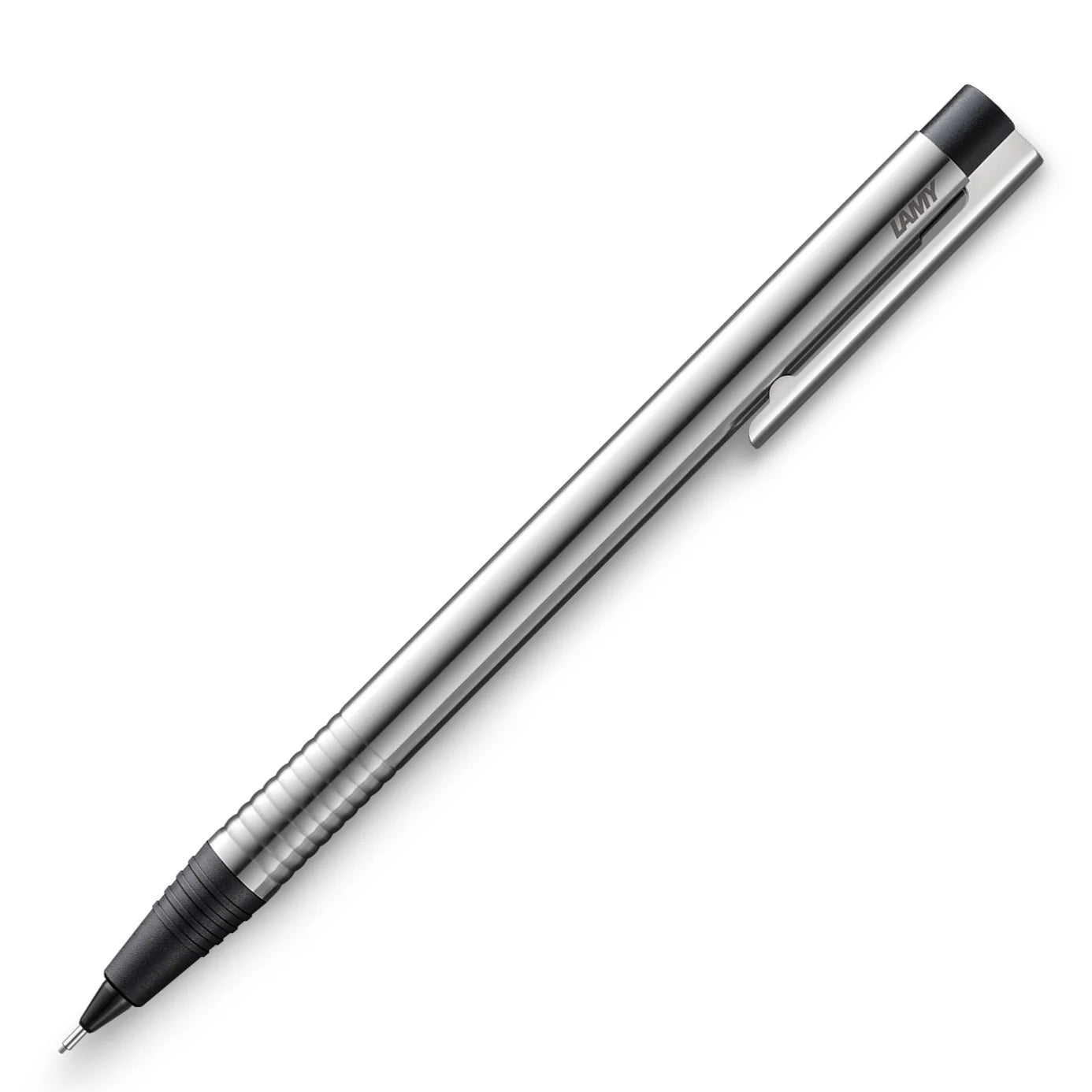 LAMY logo Mechanical Pencil - Stainless Steel with Matte Black (0.5mm)