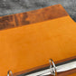 Galen Leather 3 Ring Binder - Crazy Horse Brown