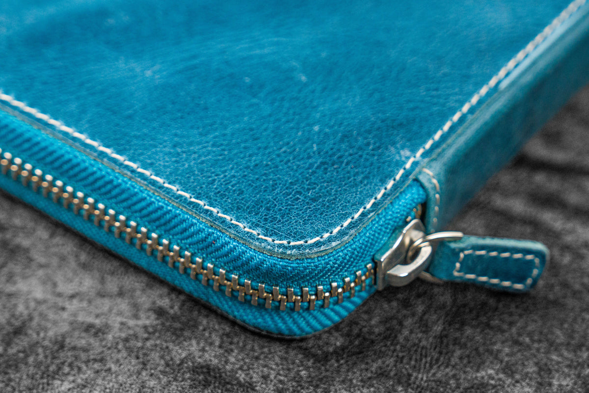 Blue Leather Pencil Case – Lazaro Leather