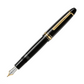 Montblanc LeGrand Fountain Pen - Black with Gold Trim (Meisterstück)