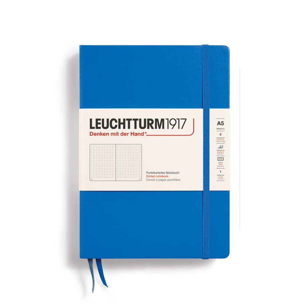 Leuchtturm1917 A5 Medium Hardcover Dotted Notebook - Sky (Discontinued)