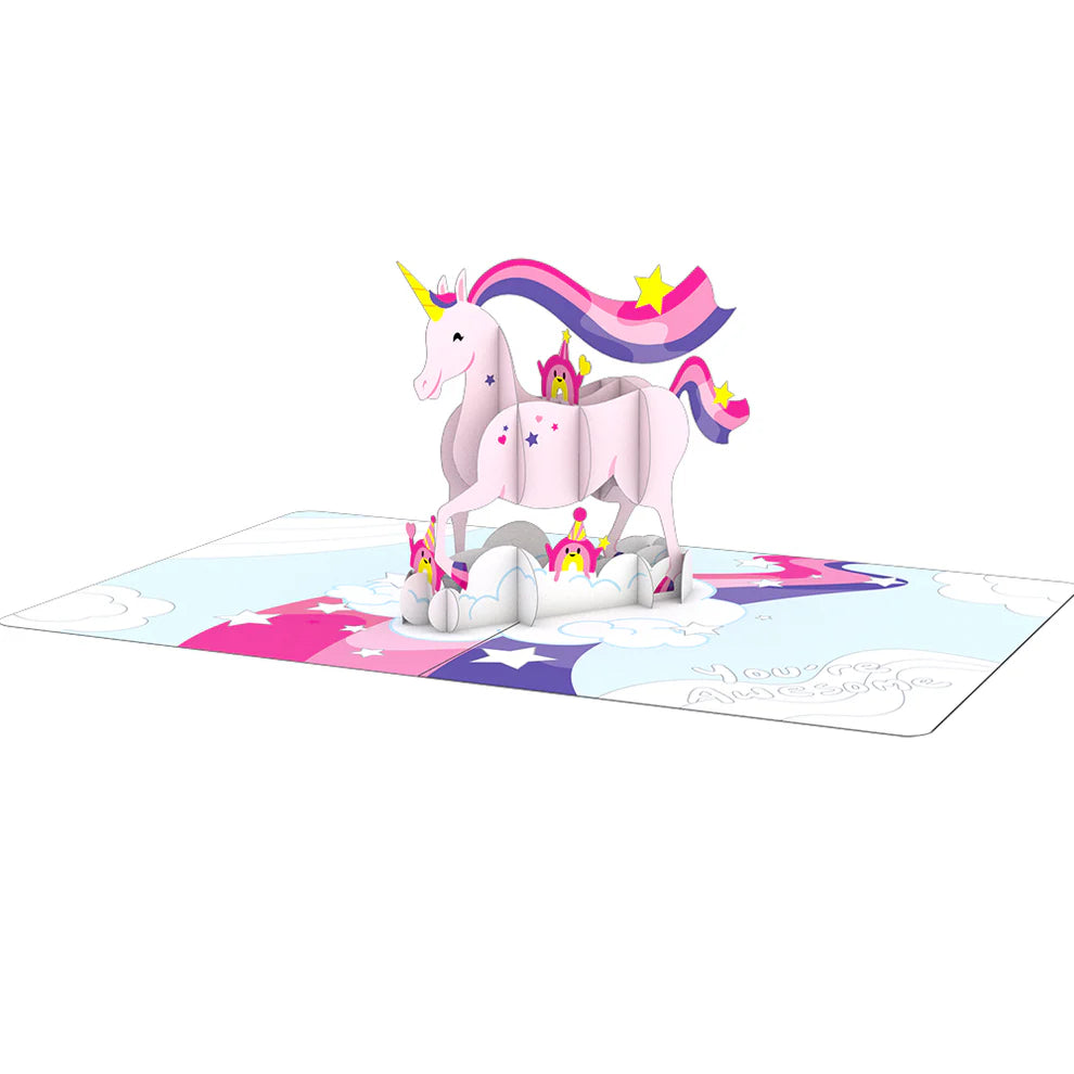 Lovepop Pop-Card - Awesome Unicorn