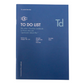 Luddite Function Notebook - To Do Notebook (Navy)