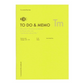 Luddite Function Notebook - To Do & Memo (Lime)