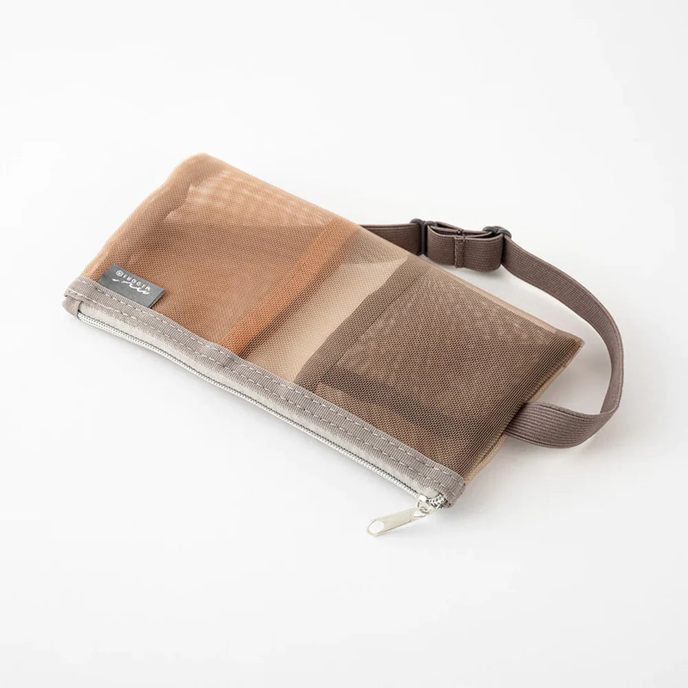 Midori Book Band Case B6-A5 Brown