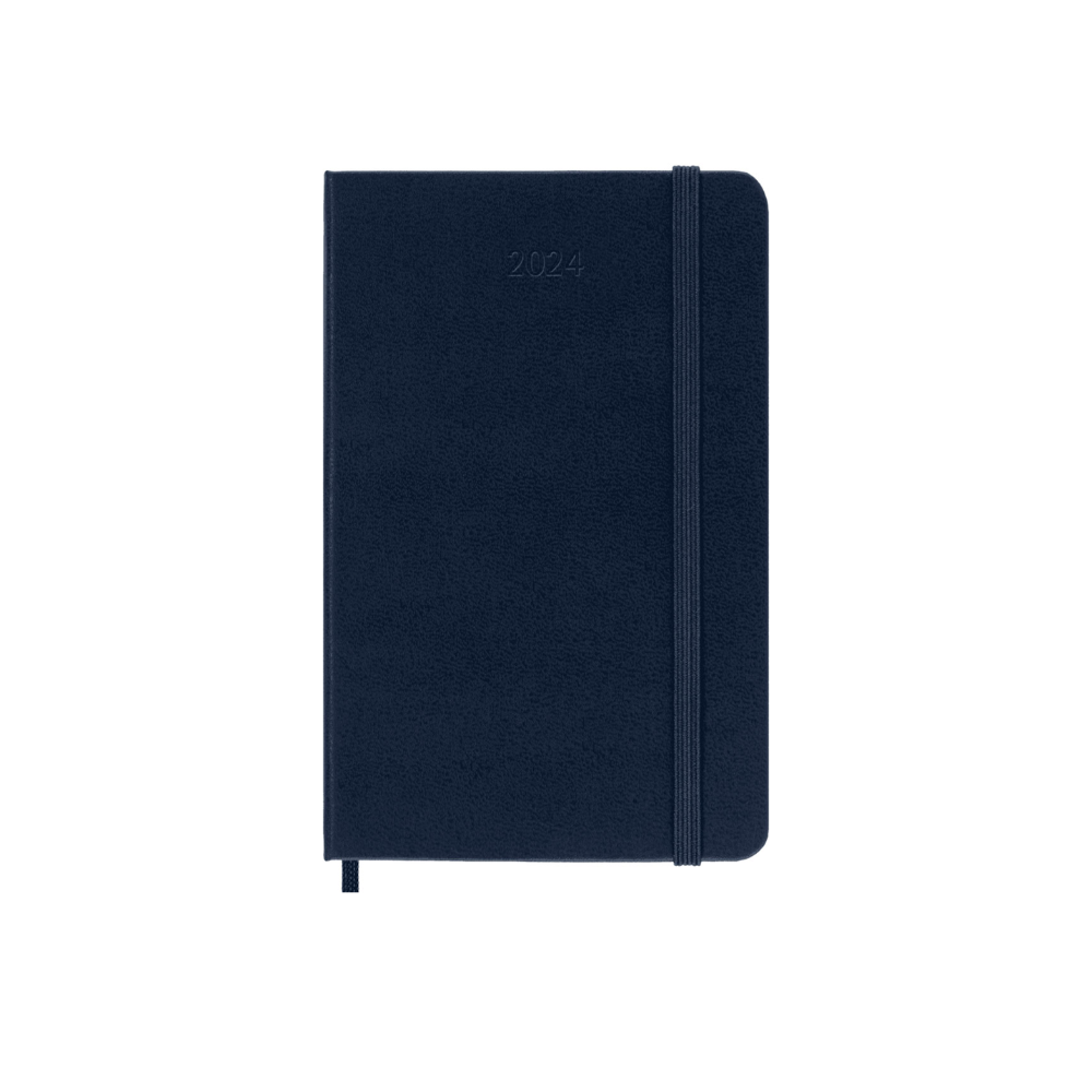 Moleskine 2024 Pocket Softcover Classic Weekly Planner - Sapphire Blue