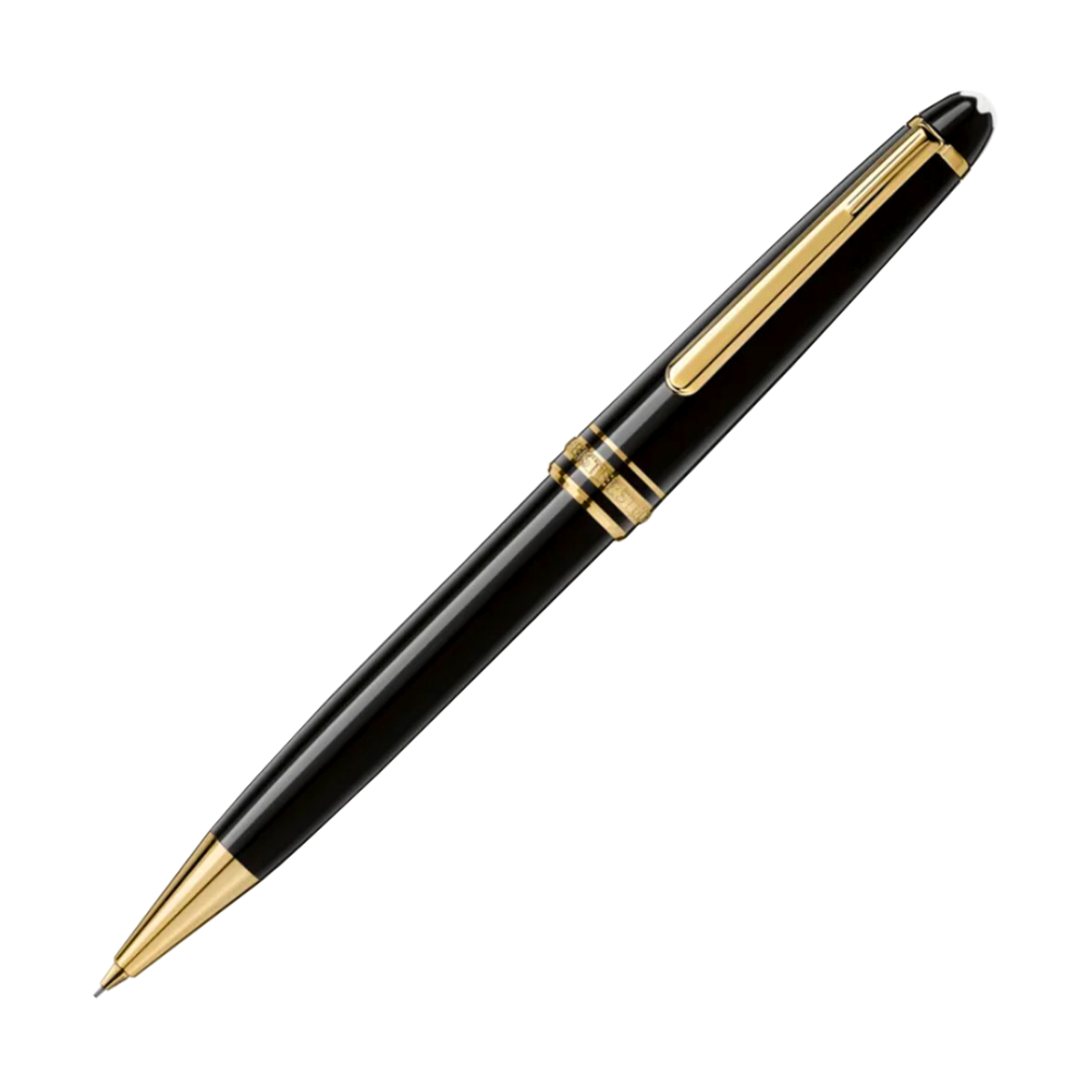 Montblanc Mechanical Pencil - Black with Gold Trim (Meisterstück Class