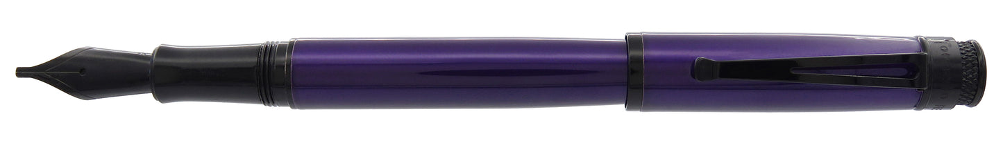 Retro 51 Tornado™ Stealth Lacquer Fountain Pen - Midnight Purple