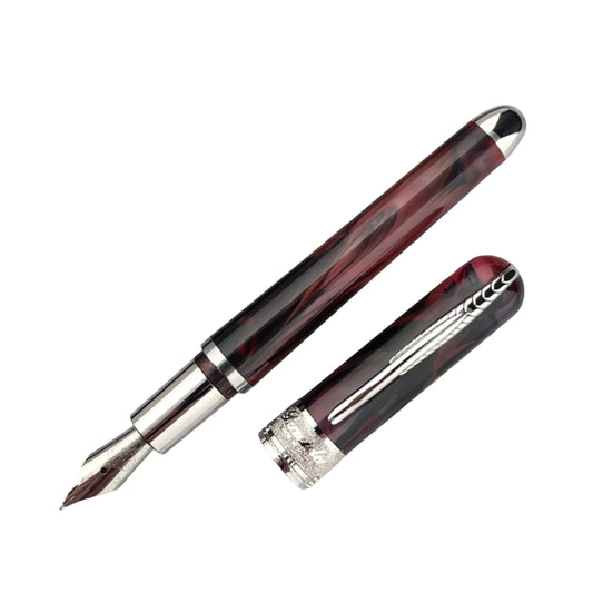 Pineider Avatar UR Mini Fountain Pen - Red Onyx