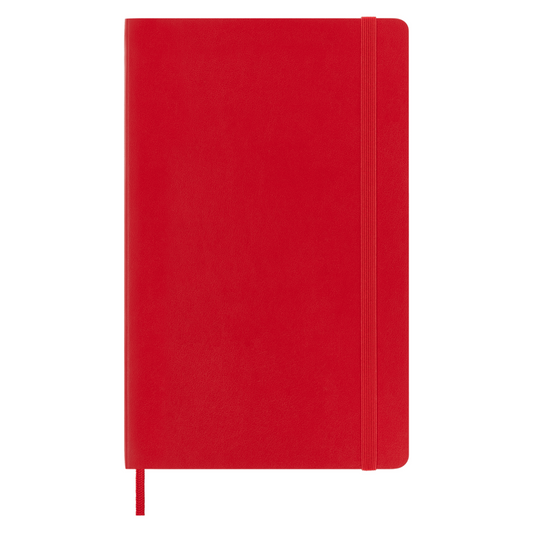 Moleskine Classic Expanded Large Softcover Notebook - Scarlet Red Ruled