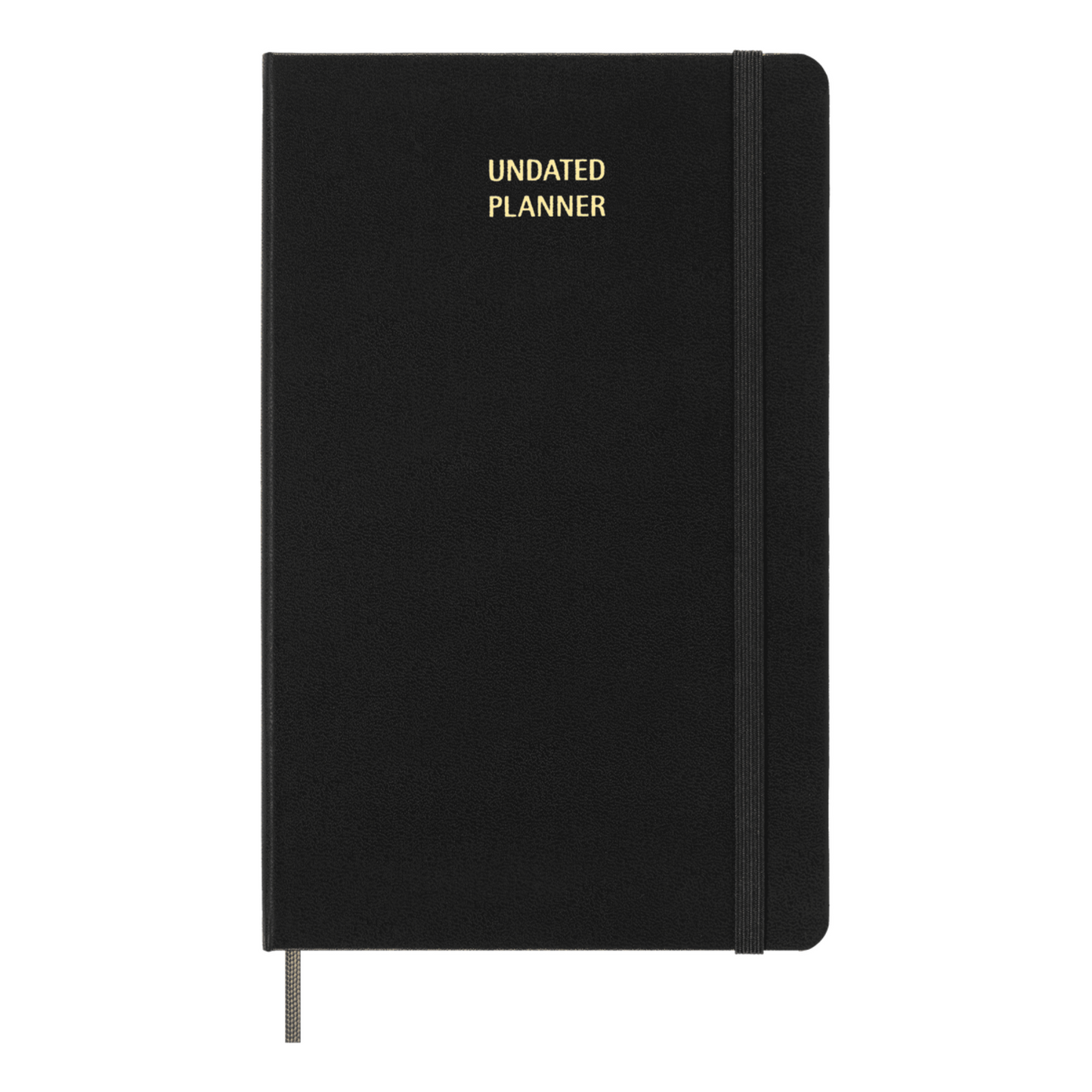 Moleskine Undated Large Hardcover Planner - Black