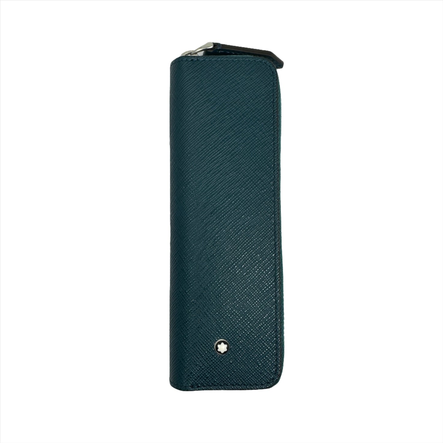 Montblanc 1-Pen Zippered  Pouch - Cypress Blue (Sartorial)