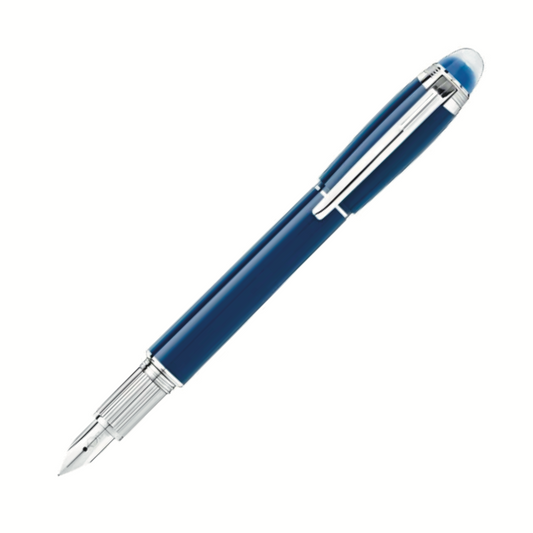 Montblanc StarWalker Blue Planet Fountain Pen - Precious Resin