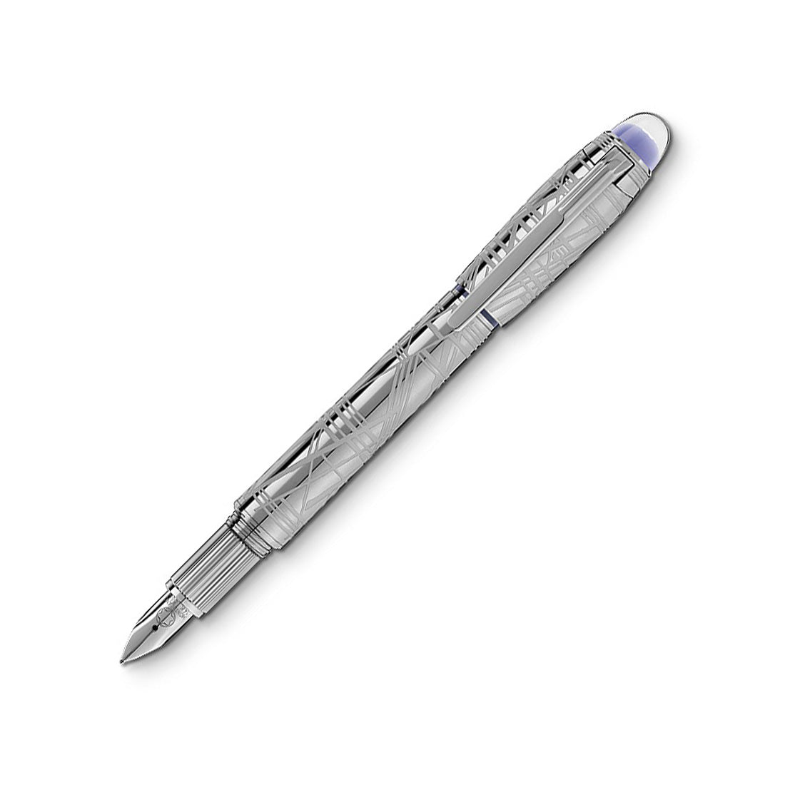 Montblanc StarWalker SpaceBlue Fountain Pen - Metal