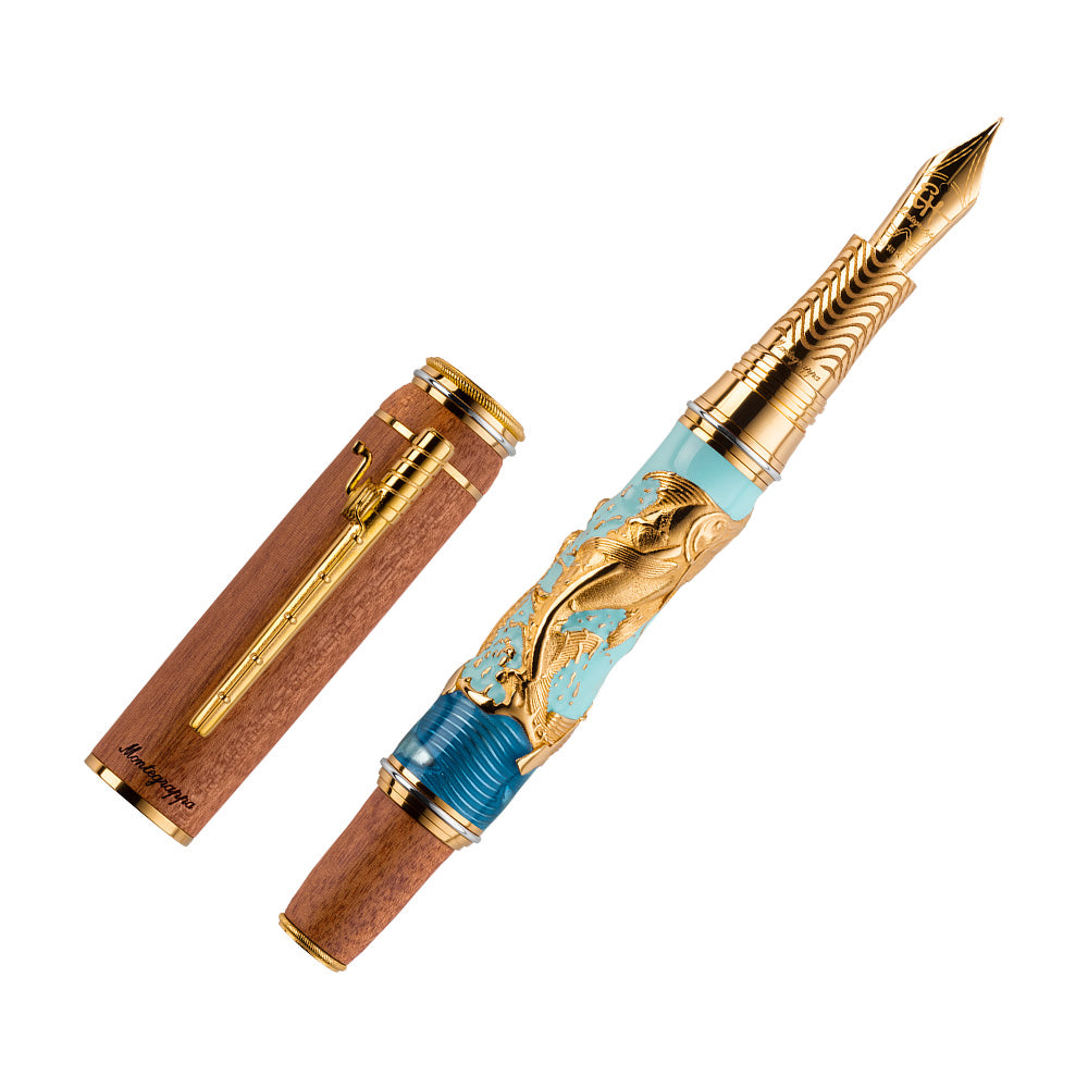 Montegrappa The Old Man and the Sea Fountain Pen (Gold) (Limited Edition)