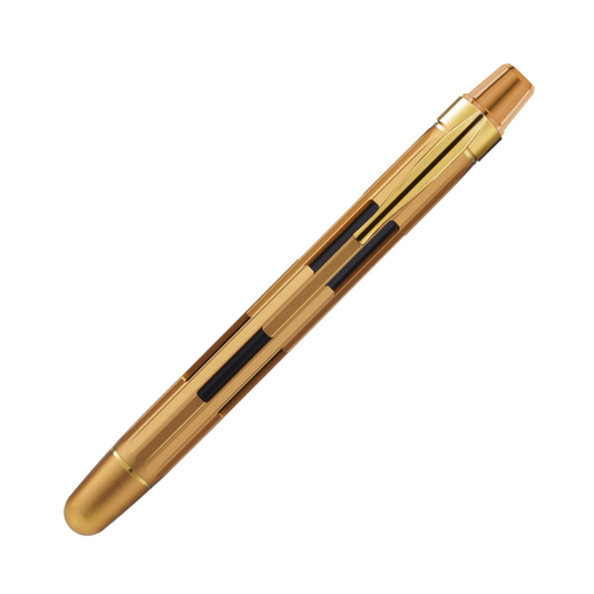 Nahvalur Eclipse Retractable Fountain Pen - Pure Gold