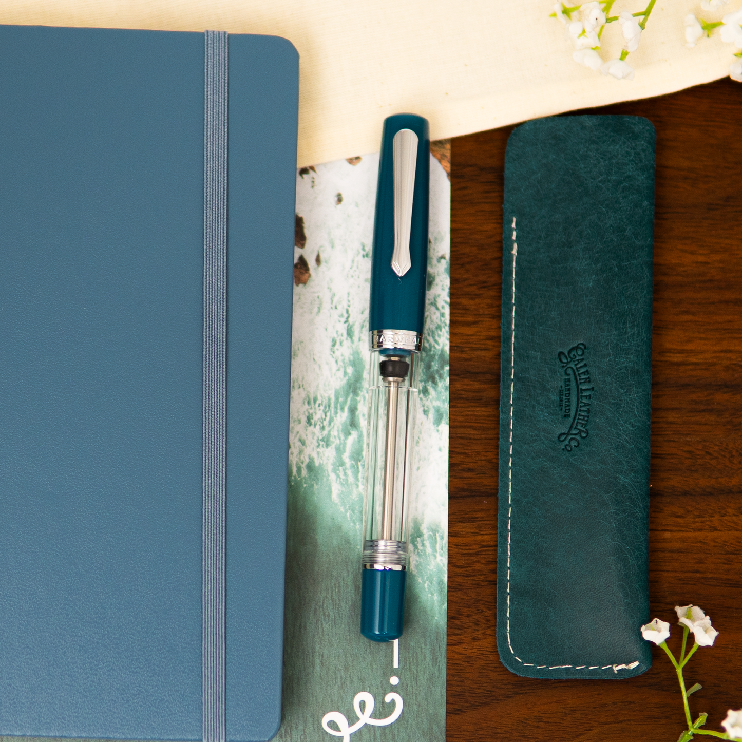 Nahvalur Original Plus Fountain Pen - Aquamarine