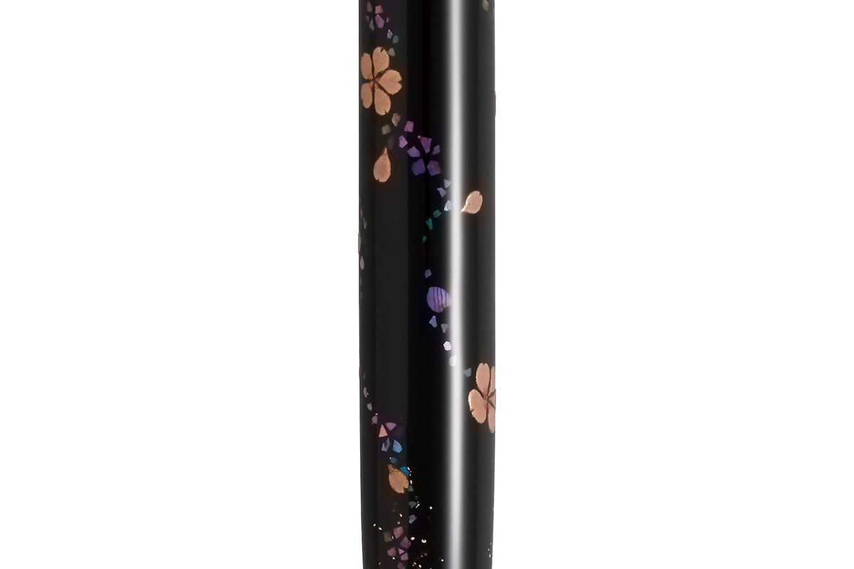 Namiki Yukari Maki-e Fountain Pen - Cherry Blossoms at Night